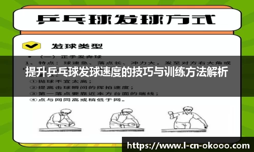 提升乒乓球发球速度的技巧与训练方法解析